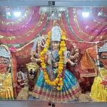 मड़वारानी मंदिर बरपाली में 155 ज्योति कलश प्रज्ज्वलित