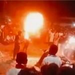 हनुमान जयंती जुलूस में हादसा: करतब के दौरान महिला समेत तीन कलाकार झुलसे, हालत गंभीर